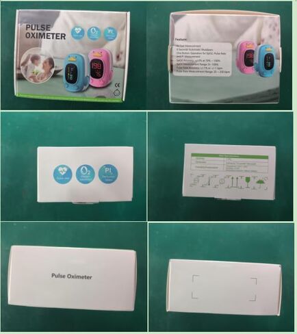 Pulse Oximeter Fingertip Pulse Oximeter Blood Oxygen Monitor Portable Blood Oxygen Saturation Monitor SpO2 Finger Included With AAA Battery in Kuwait