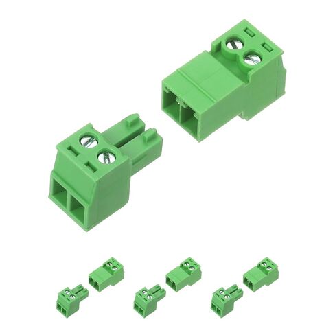 MECCANIXITY 4SET 2-Pin 3.81 مللي متر الملعب قابل للتوصيل المسمار محطة كتلة موصل الزاوية اليمنى محطة كتلة التوصيل DIY بها بنفسك وحدات PCB in Kuwait