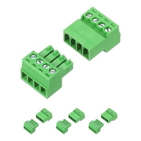 MECCANIXITY 4SET 2-Pin 3.81 مللي متر الملعب قابل للتوصيل المسمار محطة كتلة موصل الزاوية اليمنى محطة كتلة التوصيل DIY بها بنفسك وحدات PCB in Kuwait