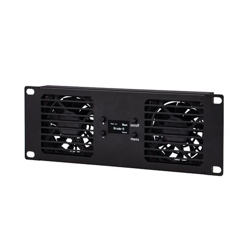 وحدة مروحة تثبيت على حامل GeeekPi مقاس 10 بوصة 2U مع مروحتين لرف الخادم الصغير DeskPi RackMate T1/T0/T2/T0 Plus/T1 Plus/TL1/10 بوصة in Kuwait