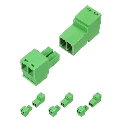 MECCANIXITY 4SET 2-Pin 3.81 مللي متر الملعب قابل للتوصيل المسمار محطة كتلة موصل الزاوية اليمنى محطة كتلة التوصيل DIY بها بنفسك وحدات PCB in Kuwait