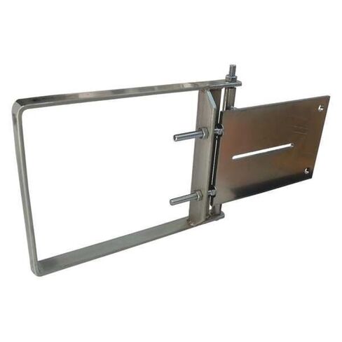 Safety Gate,22"to24-1/2" Adj. Open,Steel in Kuwait