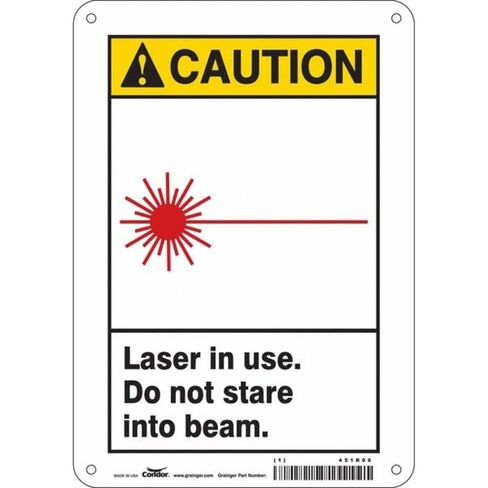 Safety Sign,10 inx7 in,Polyethylene in Kuwait