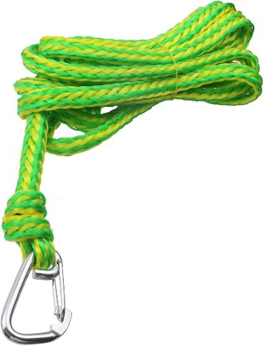 12 Ft Hollow Braided Polypropylene Line Rope with D Ring Lock for Dock Marine Yacht Boat Kayak RV Anchor Multifunctional Nylon Heaving Line Clothesline Green in Kuwait