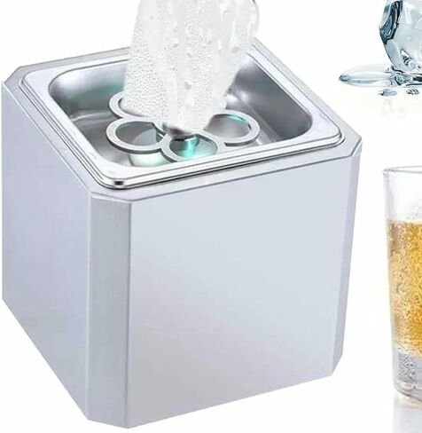 Glass Froster Chiller - Stainless Steel Ice Cup Machine, for Wine, Cocktail, Champagne, Mixed Drinks - Cooling Temperature Up to -45°C, for Restaurant in Kuwait