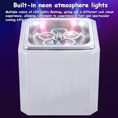Glass Chiller Glass Froster, 6s Quick Cooling, with LED Light, -45°C Instant Drink Chiller, for Cocktail, Beer,Mixed Drinks, Bar, Restaurant in Kuwait