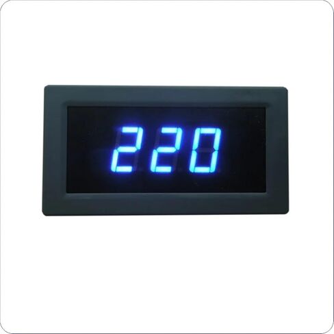 1pc YB5130B LED Digital Voltmeter AC 30-500V 2 Wire Voltage Meter 240V 380V 0.56 inch Blue Digits Voltmetro Voltage Indicator Tester(Red) in Kuwait
