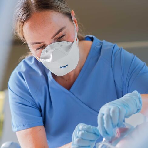 Dräger X-plore 1950 N95 respirator mask, size M/L | NIOSH-approved respirator mask for construction, DIY, home improvement in Kuwait