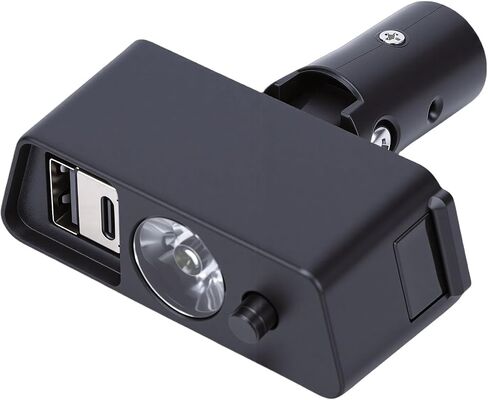 مصباح LED للكرسي الكهربائي من Generic، مصباح كرسي كهربائي مثبت عالميًا مع 3 دبابيس XLR ومنفذ شحن USB بزاوية قابلة للتعديل للقيادة الليلية لـ JIUYUAN LONGWAY in Kuwait