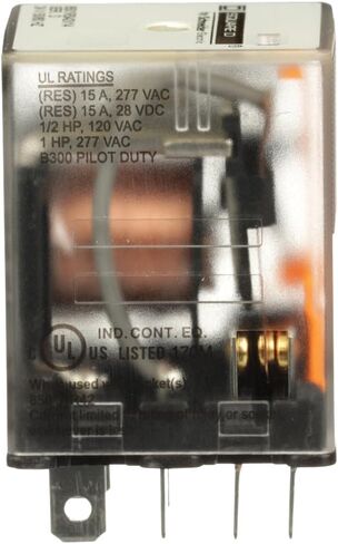 Schneider Electric Square D Miniature Plug in Relay, Harmony 8501R, SPDT, 8 Blades, Coil, 15A Resistive at 120V AC, 1HP at 277V AC, 2NO + 2NC, 24V AC in Kuwait