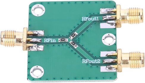 Zopsc RF Power Splitter 1 إلى 2 طريقة، مقسم الطاقة المقاوم، مقسم تردد الراديو، مقسم مقاومة الميكروويف لمختبر اختبار الترددات اللاسلكية in Kuwait