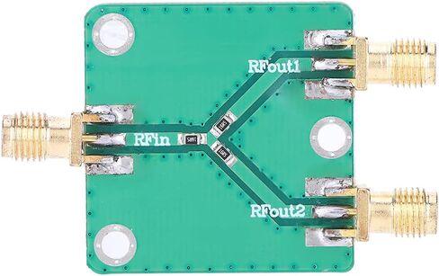 Zopsc RF Power Splitter 1 إلى 2 طريقة، مقسم الطاقة المقاوم، مقسم تردد الراديو، مقسم مقاومة الميكروويف لمختبر اختبار الترددات اللاسلكية in Kuwait