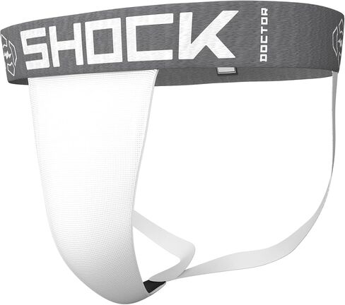 Shock Doctor Mens Core Supporter Without Cup Pocket Athletic Support Comfort Fit Breathable Elastic Waistband Pro Adult in Saudi Arabia