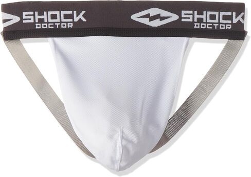 Shock Doctor Mens Core Supporter Without Cup Pocket Athletic Support Comfort Fit Breathable Elastic Waistband Pro Adult in Saudi Arabia