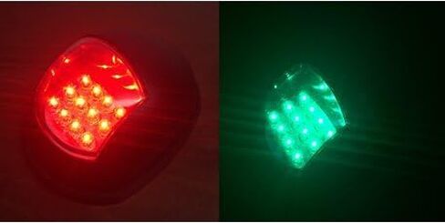 قارب بحري LED أخضر ميمنة أحمر ضوء الملاحة العمودي in Kuwait