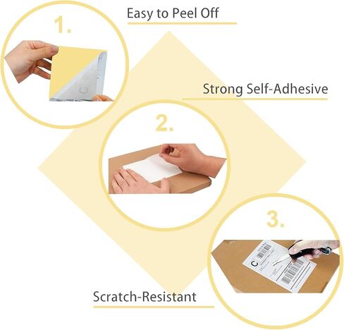 BrightMark - 4" x 6" Direct Thermal Shipping Labels – 220 Labels/Roll – for Postage – Strong Adhesive – Works with Rollo, Zebra, Jiose, MUNBYN, Brother (Not Compatible with Dymo Printers) in Kuwait
