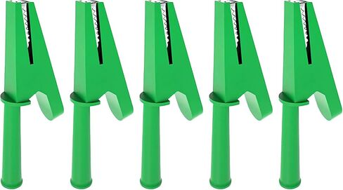 ordinarYone 5pcs Copper Plated Alligators Clip With Insulated Rubber And 4mm Hole For Banana Plug High Current Testing Tool in Kuwait