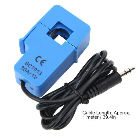 Yinhing Spit Sensor Transformer Clamp Current Transformer 30A أداة قياس عالية لرصد التيار المتردد، مكونات ABS مثالية للهندسة الكهربائية والتكييف in Kuwait