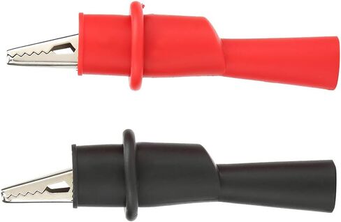 ViaGasaFamido Safety Test Clip, Iron and PVC Insulation, Clamp Holder for Multimeter, CATIII 1000V 10A for Electricians and DIY Users in Kuwait
