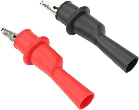 ViaGasaFamido Safety Test Clip, Iron and PVC Insulation, Clamp Holder for Multimeter, CATIII 1000V 10A for Electricians and DIY Users in Kuwait