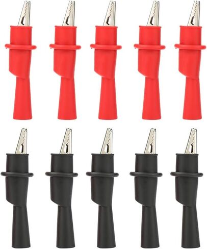 ViaGasaFamido Safety Test Clip, Iron and PVC Insulation, Clamp Holder for Multimeter, CATIII 1000V 10A for Electricians and DIY Users in Kuwait