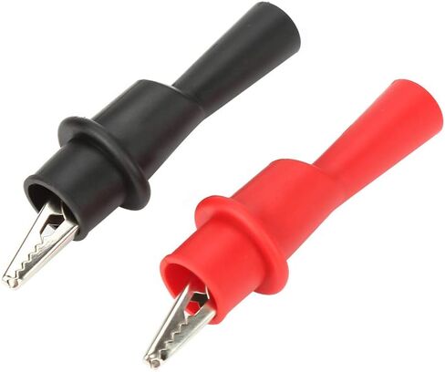 ViaGasaFamido Safety Test Clip, Iron and PVC Insulation, Clamp Holder for Multimeter, CATIII 1000V 10A for Electricians and DIY Users in Kuwait