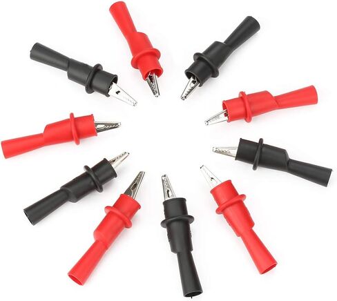 ViaGasaFamido Safety Test Clip, Iron and PVC Insulation, Clamp Holder for Multimeter, CATIII 1000V 10A for Electricians and DIY Users in Kuwait