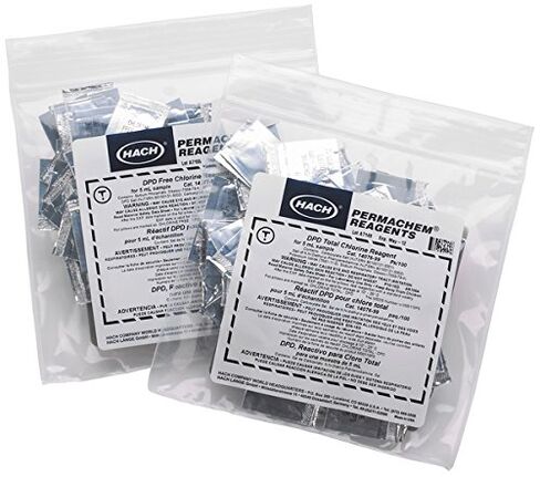 Hach Chlorine (Free and Total) Reagent Set, DPD 5 mL, 2438800 in Kuwait