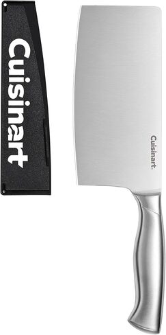ساطور من الفولاذ المقاوم للصدأ مقاس 7 بوصات من Cuisinart مع واقي للشفرة in Kuwait