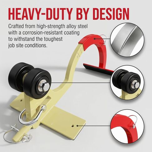 Roof Anchor, Roof Hook, Safety Anchor, 5000 lb, 6/12-12/12 Pitch, OSHA Compliant, No-Drill, FMU & LMD, Fall Protection for Roofers & Construction in Saudi Arabia