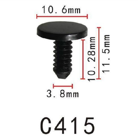 Autobahn88 Tree-Shape Push-in Rivet Clip for Door Weatherstrip, Compatible with GM (OEM# 8731909) (Pack of 20) in Kuwait