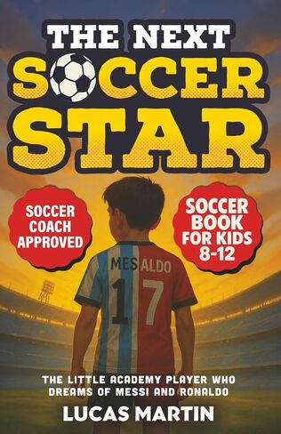 نجم كرة القدم القادم: لاعب الأكاديمية الصغير الذي يحلم بميسي ورونالدو: كتاب كرة القدم للأطفال 8-12 in Kuwait
