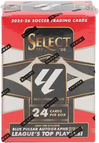 2025-26 Select La Liga Soccer Blaster Box with 24 Total Trading Cards + 6 Toploaders and StreetCards Magnet! Look for Checkerboard Parallels! in Kuwait