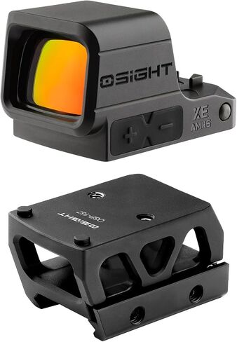 OSIGHT XE AMRS 2/6 MOA Dot & 32 MOA Circle متعدد الشبيكات لبصمة القدم 407C/507C المجمعة مع حامل OSP-157 Picatinny Riser in Kuwait