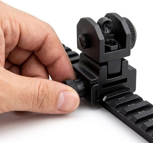 GOTICAL Aluminum QD Weaver Picatinny Front and Rear Combo Set Flip Up Backup Flattop A1 A2 Post Back Up Iron Sight Mount Heavy Duty Sight in Kuwait