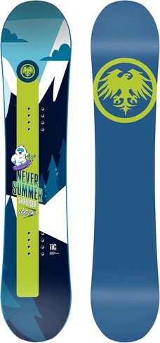 لوح التزلج على الجليد Never Summer Shredder Youth All-Mountain - مرن ناعم، متأرجح، سهل الركوب، مرح - أسلوب حر، منتزه in Kuwait