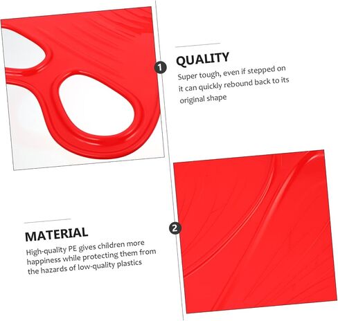 SUPVOX for Boys and Girls Grass Ski Board Snowboard Plate Bum Slider Seat Outdoor Play Equipment Random Color in Kuwait