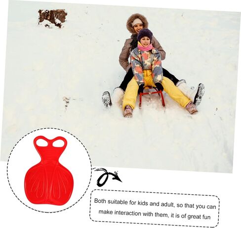 HANABASS Boys and Girls Grass Sliding Board Snowboard Plate for Outdoor Play Bum Slider Seat Sleigh for Boys and Girls Random Color in Kuwait