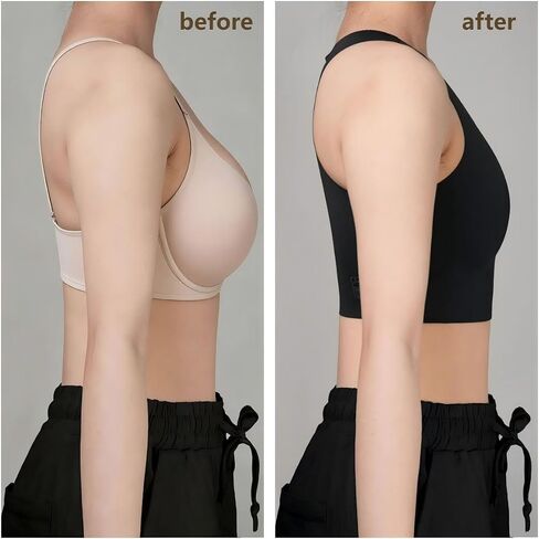 Medium Compression Chest Binder for Women,Moisture-Wicking Binder Bra,Comfort Binder Trans,Daily Light Sports and Exercise in Kuwait