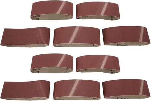 60 Grit Sanding Belts for Wood Metal Plastic Fiberglass Leather, Aluminum Oxide Abrasive Belt for Portable Belt Sander 100x560mm in Kuwait