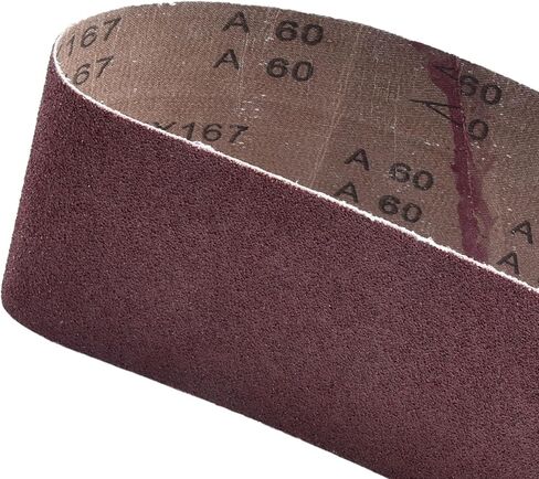 60 Grit Sanding Belts for Wood Metal Plastic Fiberglass Leather, Aluminum Oxide Abrasive Belt for Portable Belt Sander 100x560mm in Kuwait