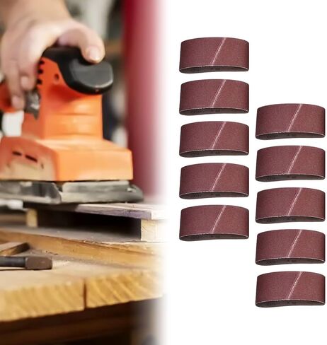 60 Grit Sanding Belts for Wood Metal Plastic Fiberglass Leather, Aluminum Oxide Abrasive Belt for Portable Belt Sander 100x560mm in Kuwait