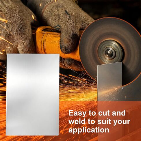 430 Stainless Steel Sheet DOYOXIGO 0.018" Thick x 6" x 12" Precision Metal Sheet for DIY Crafts Automotive Furniture Home Improvement & Industrial Fabrication in Kuwait