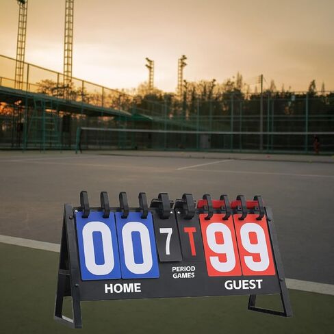 Flip Scoreboard, Table Top Scoreboard Multipurpose Portable Score Keeper for in Kuwait
