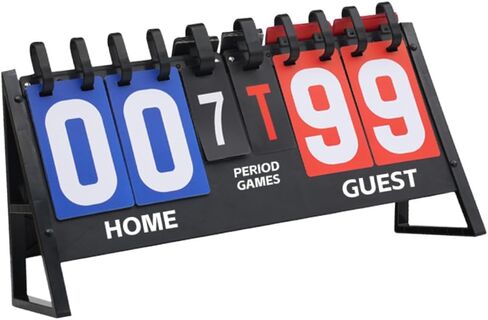 Flip Scoreboard, Table Top Scoreboard Multipurpose Portable Score Keeper for in Kuwait