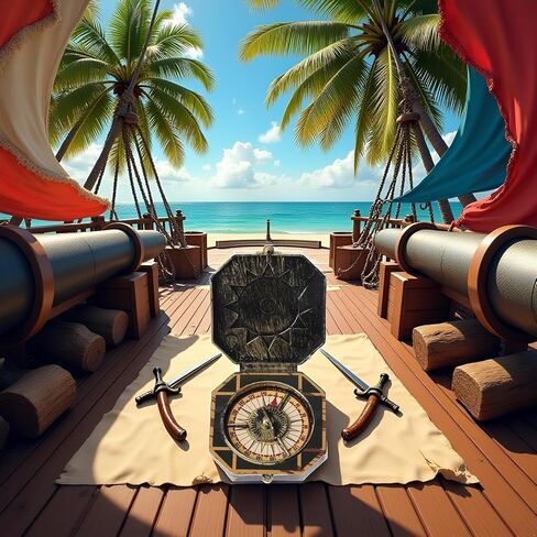 2Pcs Nautical Compass Pirate Captain Costume Halloween Party Cosplay Decoration Deft Design, Costumes, Decortions，Pirate Compass, Bronze Compasses in Kuwait