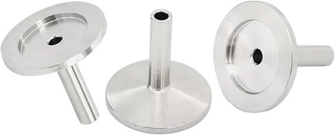 1pcs 1/8" 1/4" 3/8" 1/2" 6/8/10/12mm Tube VCR Compression Union x KF16 KF25 KF40 KF50(6mm) in Kuwait
