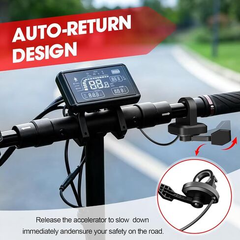 Jerbor Thumb Throttle Accelerator for IScooter IX3 IX4, Right Hand Speed Connector Replacement, Scooter Accessory in Kuwait
