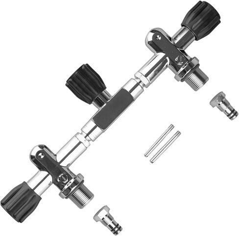 Deeply Water Diving Double Cylinder Valves Replacement Corrosion-Proof Manifold DIN Technical Gear Enduring Deeply Water Diving Double Cylinder Valves in Kuwait