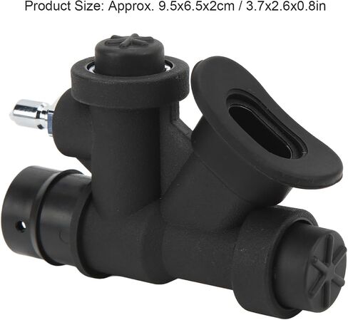 Universal 45 Degree K Shaped BCD Power Inflator, Nylon Copper Oral Inflator with Relief Valve for 1 Inch Hose in Kuwait